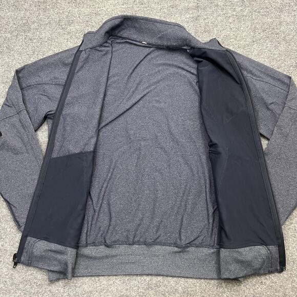Lululemon Jacket Mens Large Blue Full Zip Stretch Athletic Track Lightweight Run - Picture 2 of 9